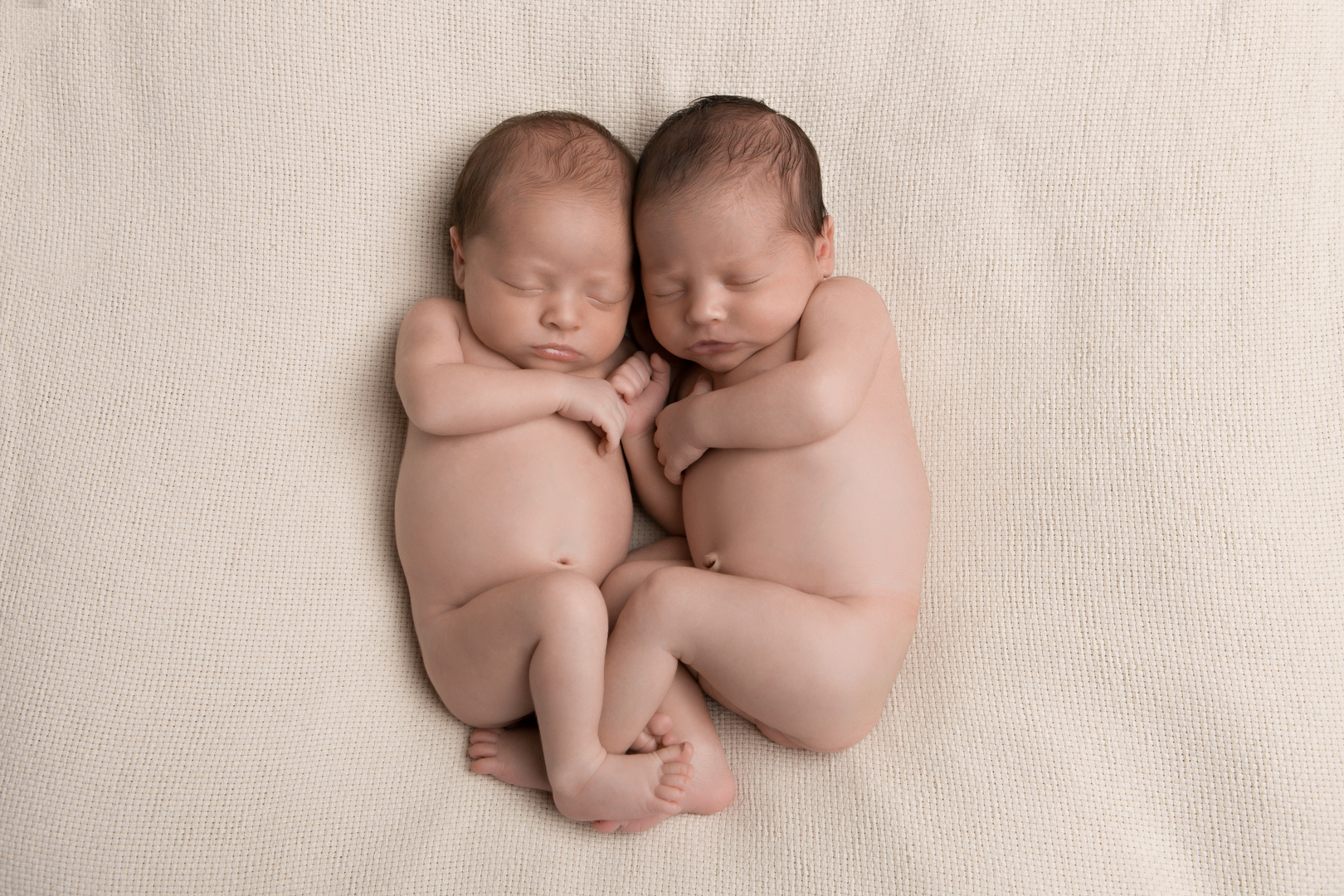 Twin Newborns Sleeping together Newborn Photography Melbourne