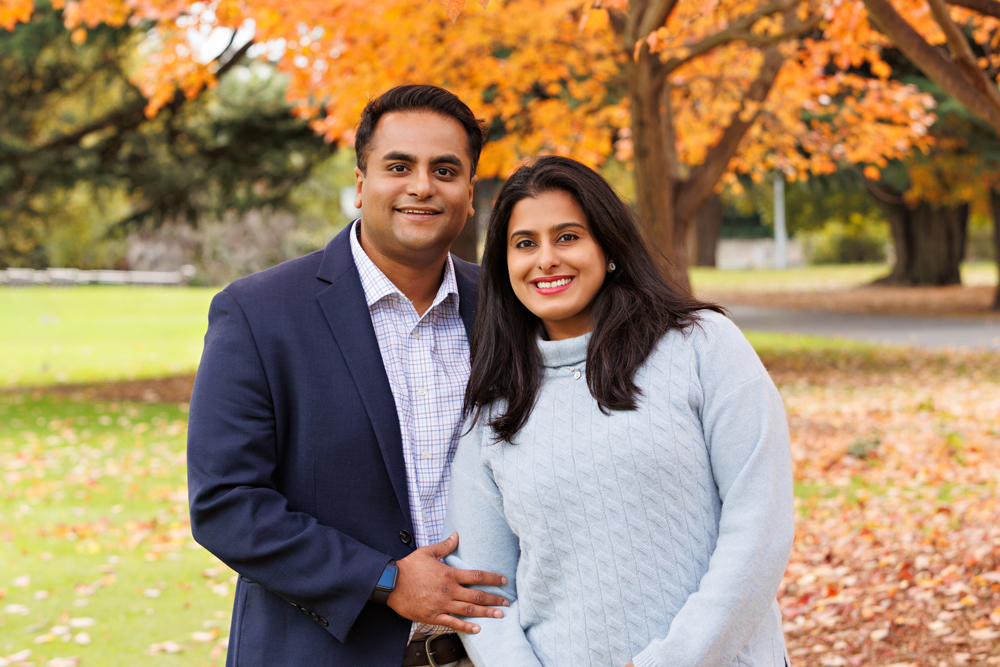 Couple at Queens Park Autumn