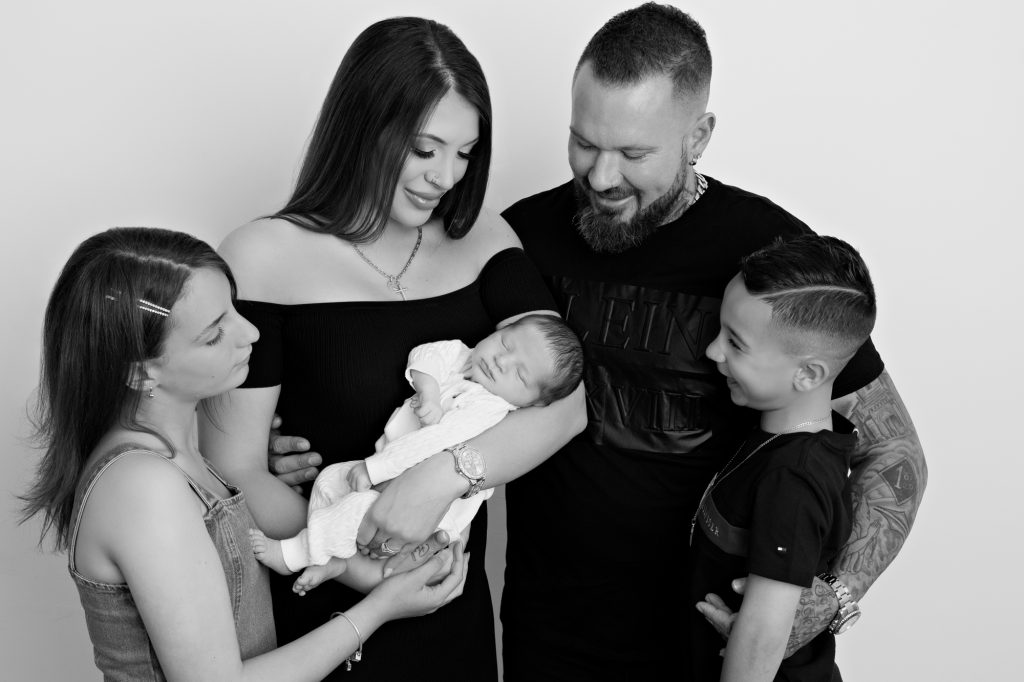 newborn & Family B&W